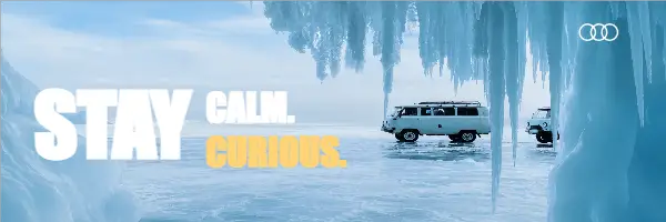 Stay Calm Stay Curious Header
