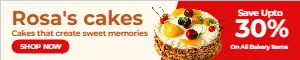 Rosa's Cakes Display Ad