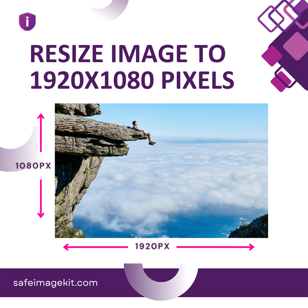 Resize image to 1920x1080 pixels with SafeImageKit