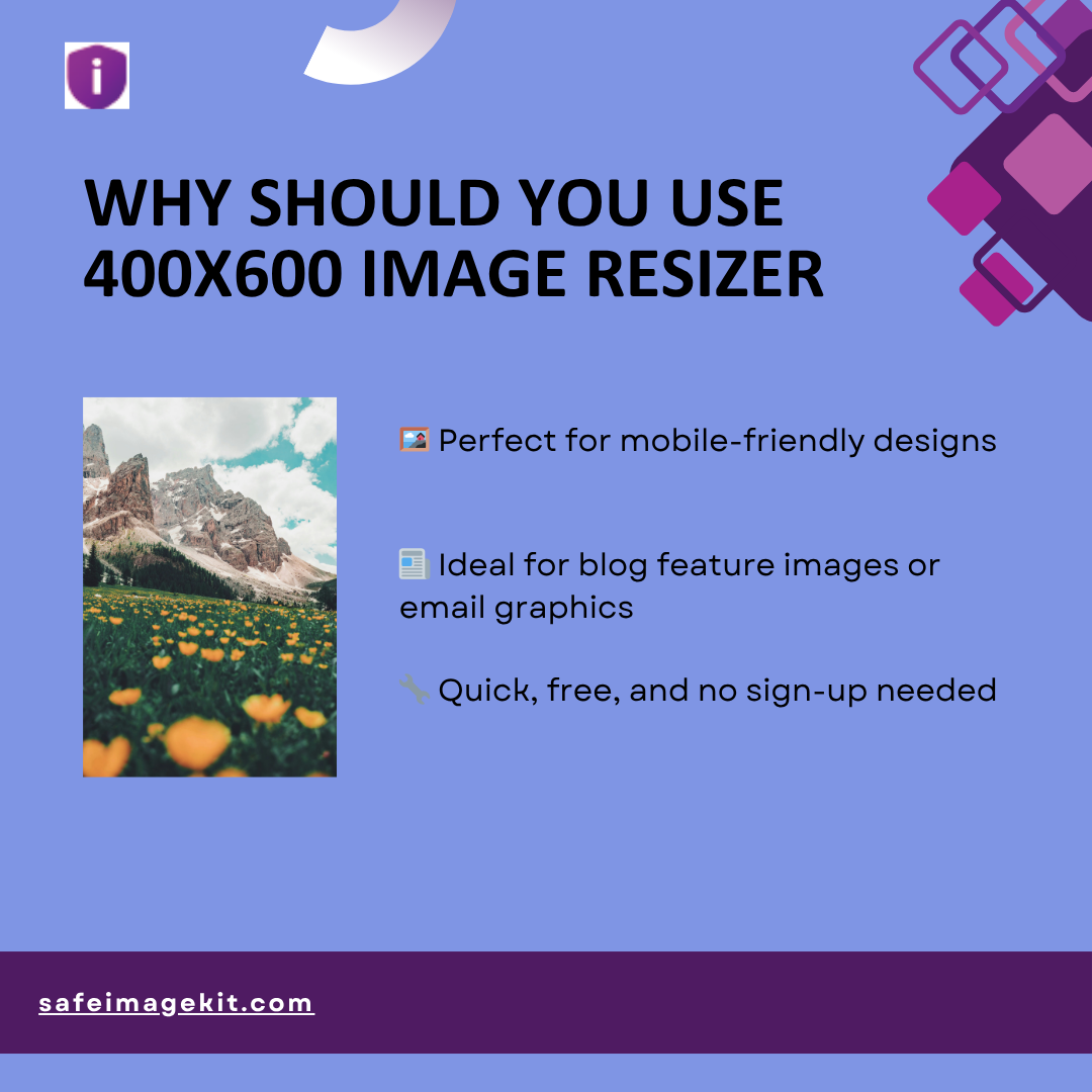 Key reasons to choose the 400x600 pixel image resizer tool