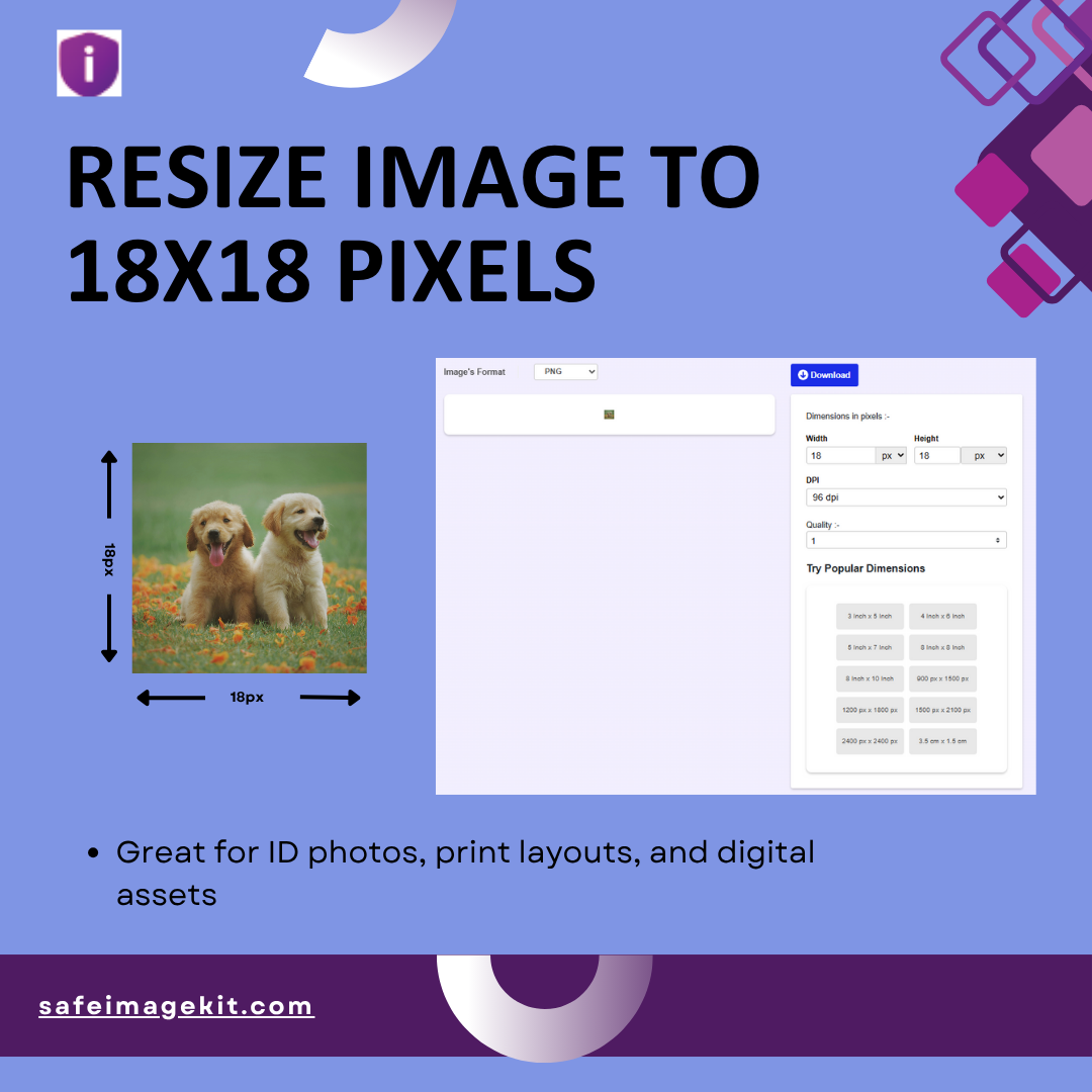 Resize images to exactly 18x18 pixels for tiny displays.