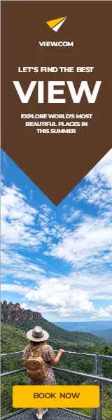 Travel Mountain View Skyscraper Ad — Wide Skyscraper Ads template