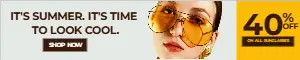 Summer Sunglasses Display Ad — YouTube Display Ads template